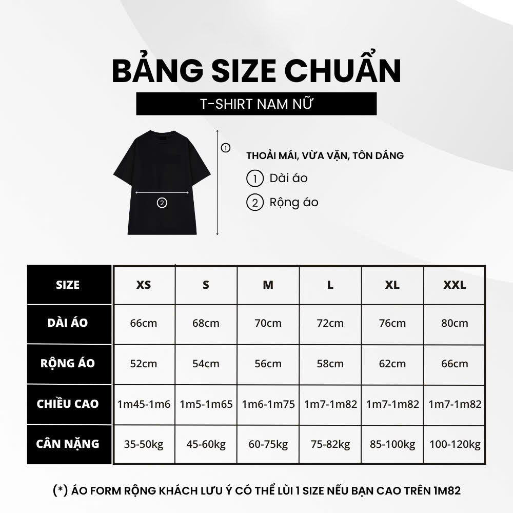 Bảng Size Chart C1